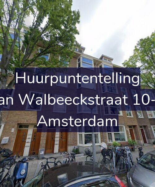 Foto gevel Huurpuntentelling voor Van Walbeeckstraat 10-H, Amsterdam