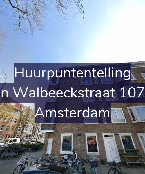 Foto gevel Huurpuntentelling voor Van Walbeeckstraat 107-H, Amsterdam