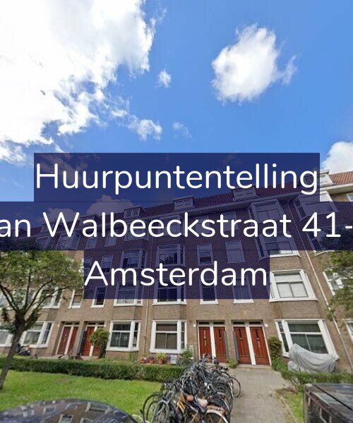 Foto gevel Huurpuntentelling voor Van Walbeeckstraat 41-D, Amsterdam