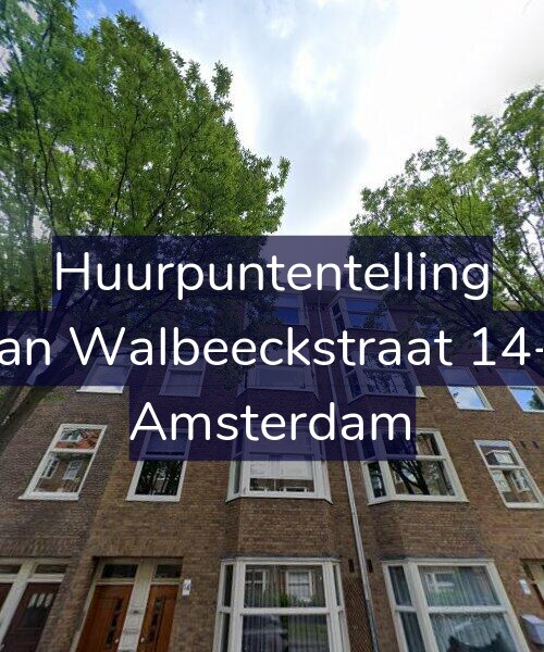 Foto gevel Huurpuntentelling voor Van Walbeeckstraat 14-3, Amsterdam
