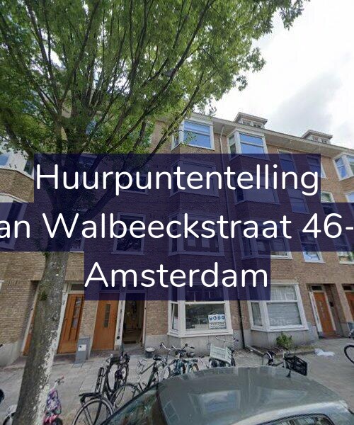 Foto gevel Huurpuntentelling voor Van Walbeeckstraat 46-H, Amsterdam