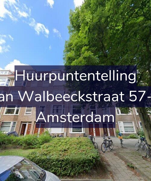 Foto gevel Huurpuntentelling voor Van Walbeeckstraat 57-H, Amsterdam