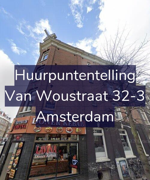 Foto gevel Huurpuntentelling voor Van Woustraat 32-3, Amsterdam