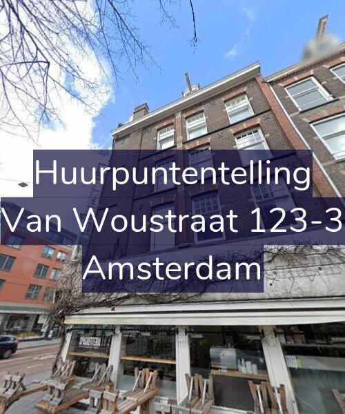 Foto gevel Huurpuntentelling voor Van Woustraat 123-3, Amsterdam