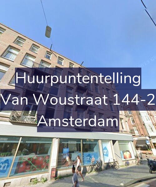 Foto gevel Huurpuntentelling voor Van Woustraat 144-2, Amsterdam