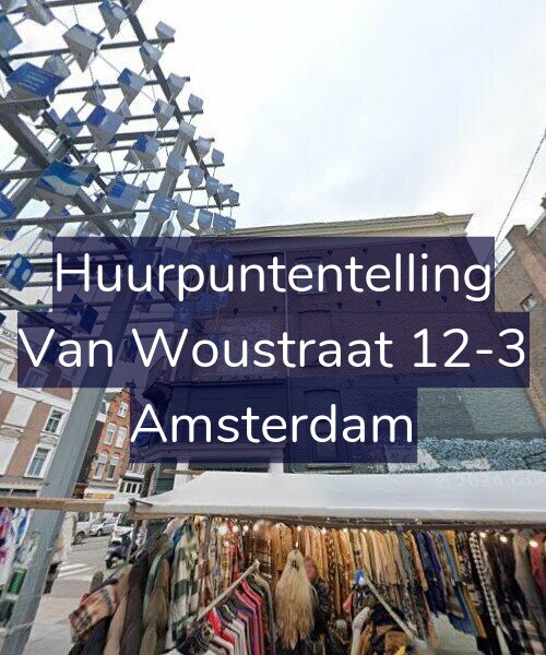 Foto gevel Huurpuntentelling voor Van Woustraat 12-3, Amsterdam