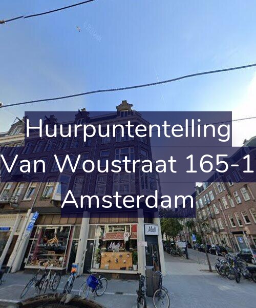 Foto gevel Huurpuntentelling voor Van Woustraat 165-1, Amsterdam