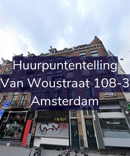 Foto gevel Huurpuntentelling voor Van Woustraat 108-3, Amsterdam