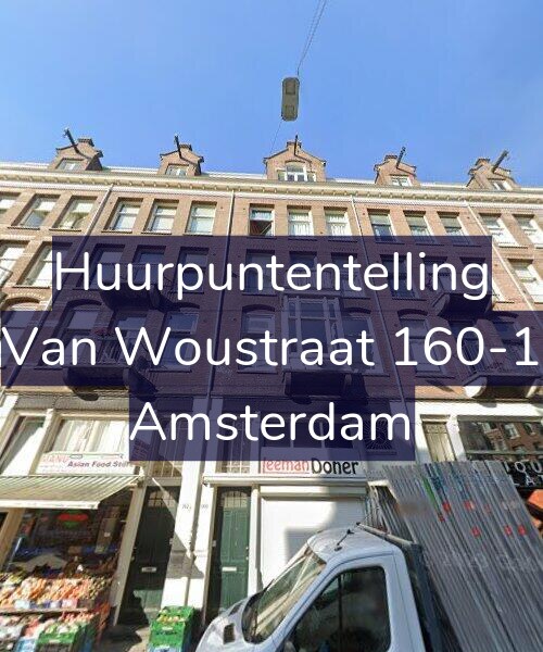 Foto gevel Huurpuntentelling voor Van Woustraat 160-1, Amsterdam
