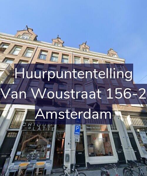 Foto gevel Huurpuntentelling voor Van Woustraat 156-2, Amsterdam