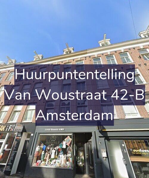 Foto gevel Huurpuntentelling voor Van Woustraat 42-B, Amsterdam