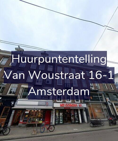 Foto gevel Huurpuntentelling voor Van Woustraat 16-1, Amsterdam