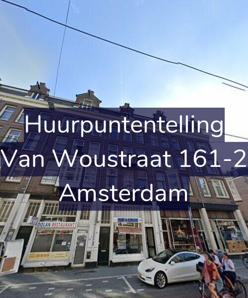 Foto gevel Huurpuntentelling voor Van Woustraat 161-2, Amsterdam