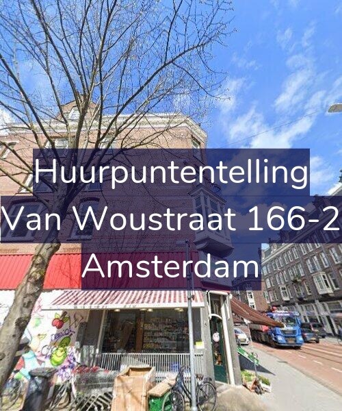 Foto gevel Huurpuntentelling voor Van Woustraat 166-2, Amsterdam