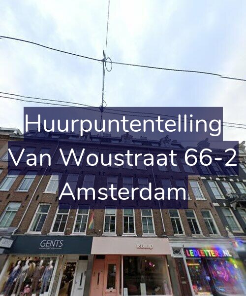 Foto gevel Huurpuntentelling voor Van Woustraat 66-2, Amsterdam