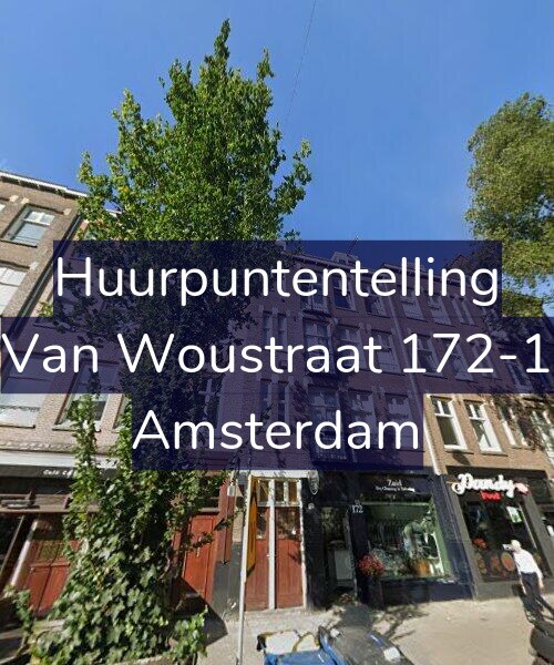 Foto gevel Huurpuntentelling voor Van Woustraat 172-1, Amsterdam