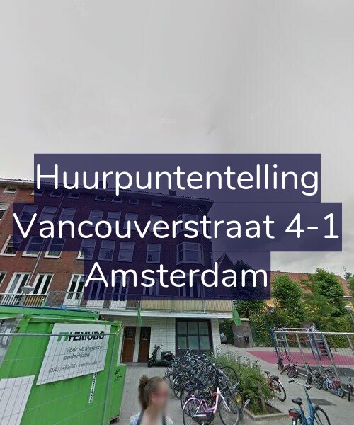 Foto gevel Huurpuntentelling voor Vancouverstraat 4-1, Amsterdam