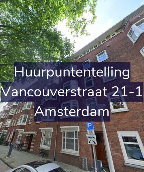Foto gevel Huurpuntentelling voor Vancouverstraat 21-1, Amsterdam