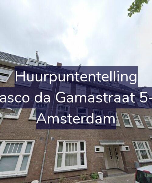 Foto gevel Huurpuntentelling voor Vasco da Gamastraat 5-1, Amsterdam