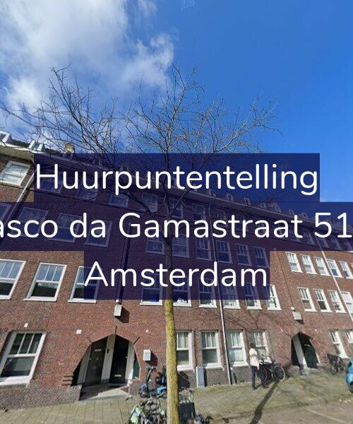 Foto gevel Huurpuntentelling voor Vasco da Gamastraat 51-1, Amsterdam