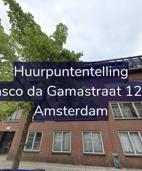Foto gevel Huurpuntentelling voor Vasco da Gamastraat 12-B, Amsterdam