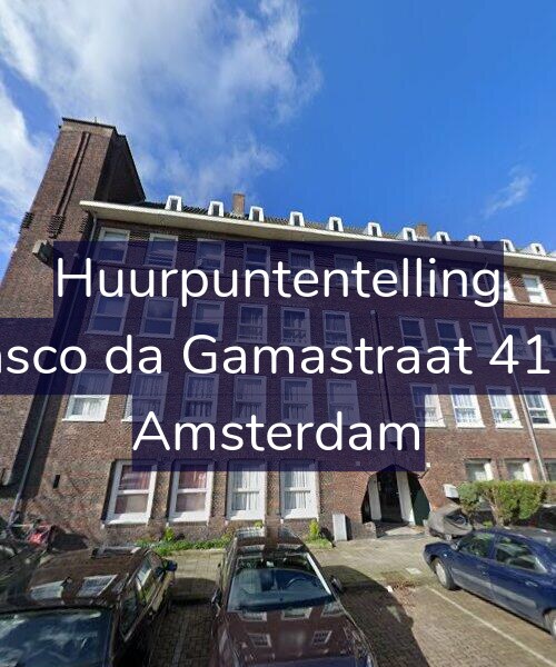 Foto gevel Huurpuntentelling voor Vasco da Gamastraat 41-H, Amsterdam