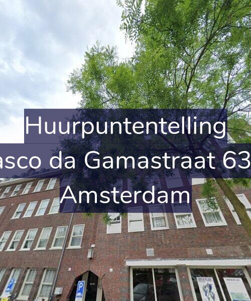 Foto gevel Huurpuntentelling voor Vasco da Gamastraat 63-3, Amsterdam