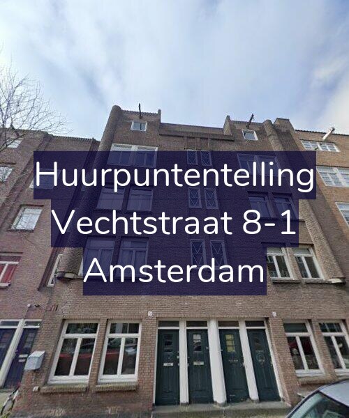 Foto gevel Huurpuntentelling voor Vechtstraat 8-1, Amsterdam