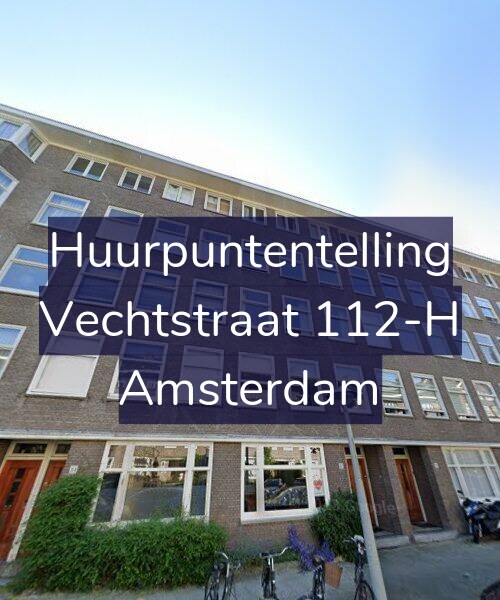 Foto gevel Huurpuntentelling voor Vechtstraat 112-H, Amsterdam