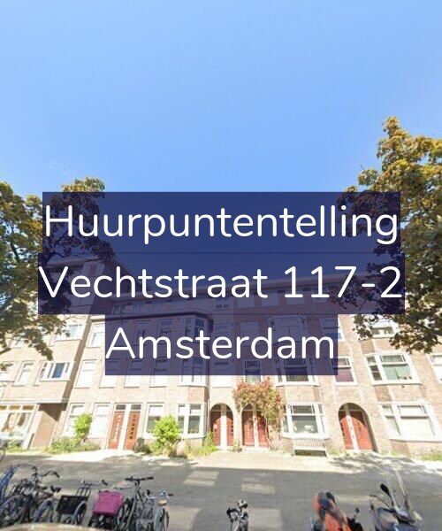 Foto gevel Huurpuntentelling voor Vechtstraat 117-2, Amsterdam