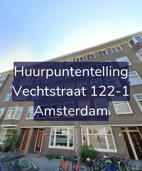 Foto gevel Huurpuntentelling voor Vechtstraat 122-1, Amsterdam