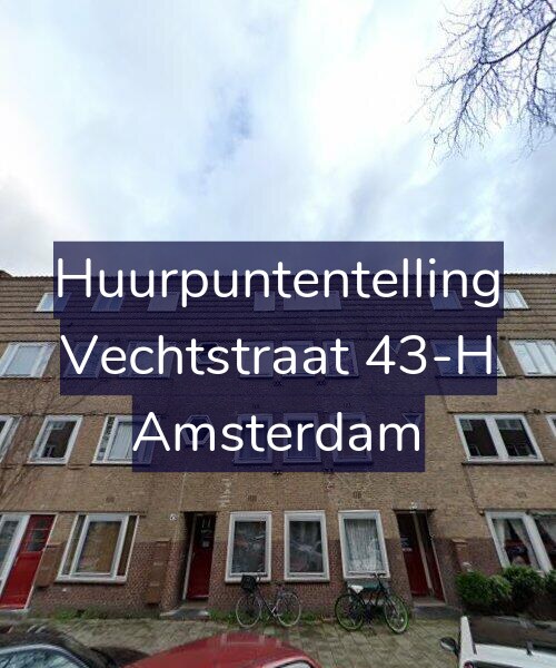 Foto gevel Huurpuntentelling voor Vechtstraat 43-H, Amsterdam