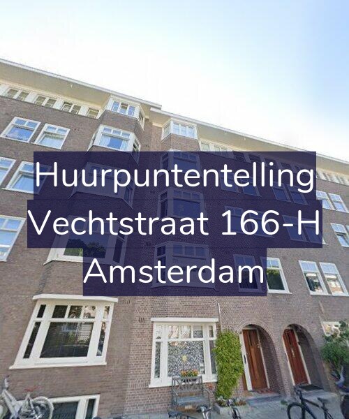 Foto gevel Huurpuntentelling voor Vechtstraat 166-H, Amsterdam