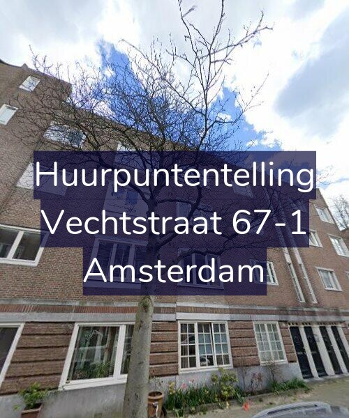 Foto gevel Huurpuntentelling voor Vechtstraat 67-1, Amsterdam