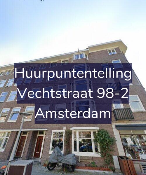 Foto gevel Huurpuntentelling voor Vechtstraat 98-2, Amsterdam