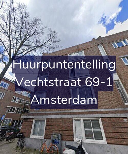 Foto gevel Huurpuntentelling voor Vechtstraat 69-1, Amsterdam