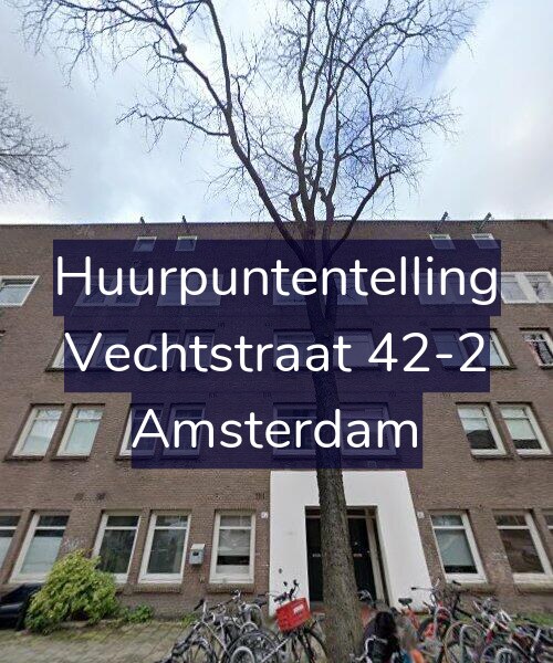 Foto gevel Huurpuntentelling voor Vechtstraat 42-2, Amsterdam