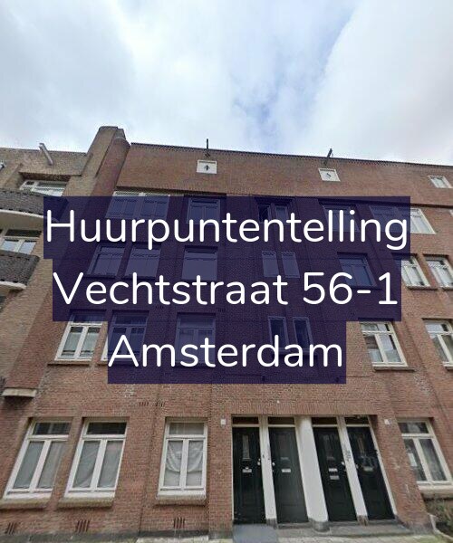 Foto gevel Huurpuntentelling voor Vechtstraat 56-1, Amsterdam