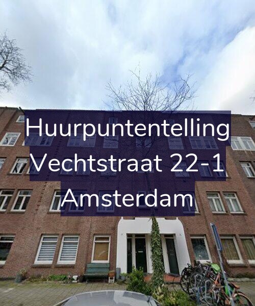 Foto gevel Huurpuntentelling voor Vechtstraat 22-1, Amsterdam