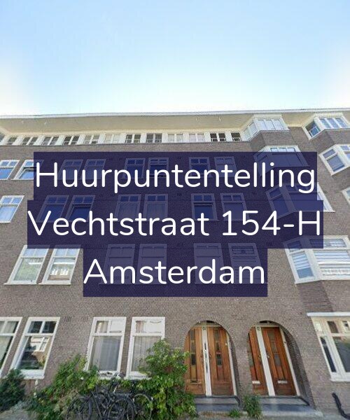 Foto gevel Huurpuntentelling voor Vechtstraat 154-H, Amsterdam