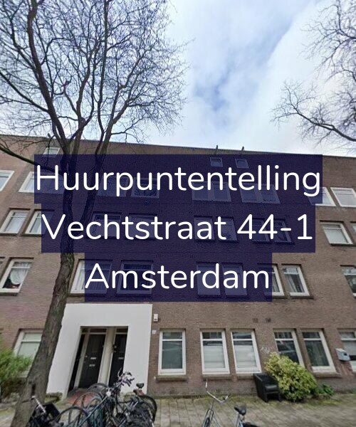 Foto gevel Huurpuntentelling voor Vechtstraat 44-1, Amsterdam