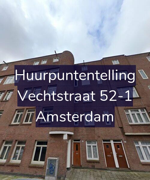 Foto gevel Huurpuntentelling voor Vechtstraat 52-1, Amsterdam