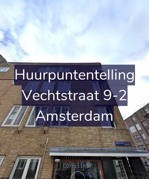 Foto gevel Huurpuntentelling voor Vechtstraat 9-2, Amsterdam