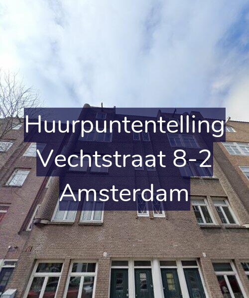 Foto gevel Huurpuntentelling voor Vechtstraat 8-2, Amsterdam