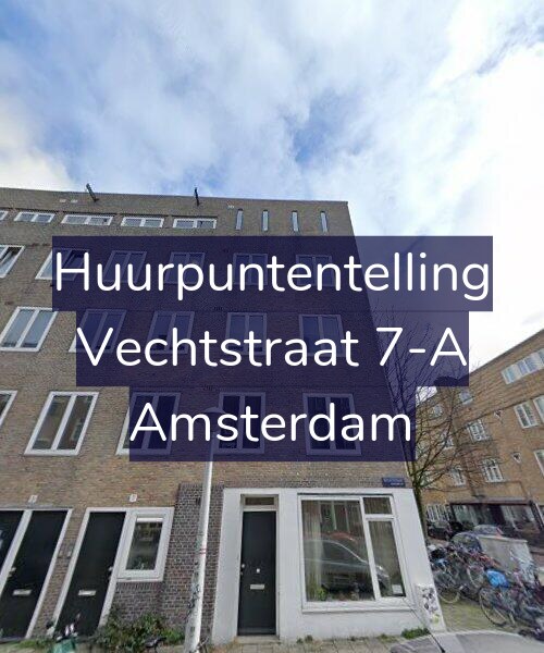 Foto gevel Huurpuntentelling voor Vechtstraat 7-A, Amsterdam
