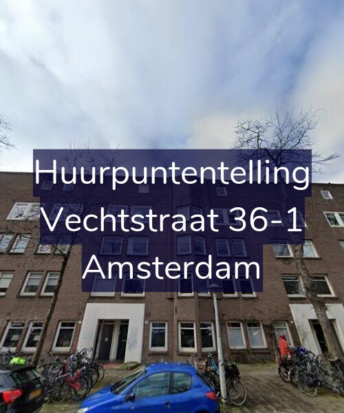 Foto gevel Huurpuntentelling voor Vechtstraat 36-1, Amsterdam