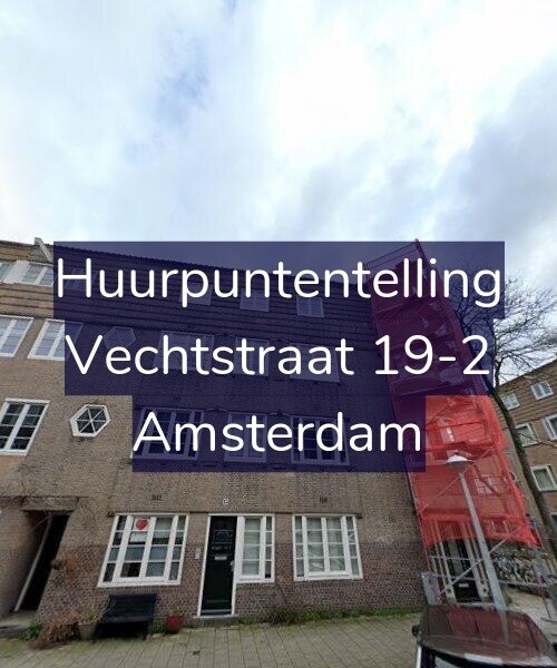 Foto gevel Huurpuntentelling voor Vechtstraat 19-2, Amsterdam