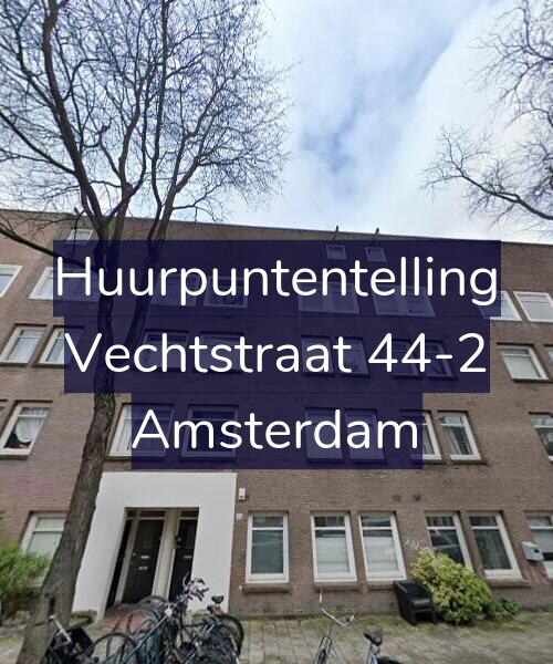 Foto gevel Huurpuntentelling voor Vechtstraat 44-2, Amsterdam