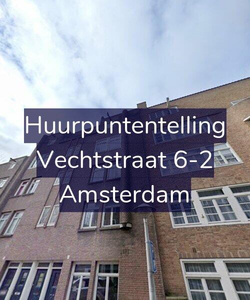 Foto gevel Huurpuntentelling voor Vechtstraat 6-2, Amsterdam