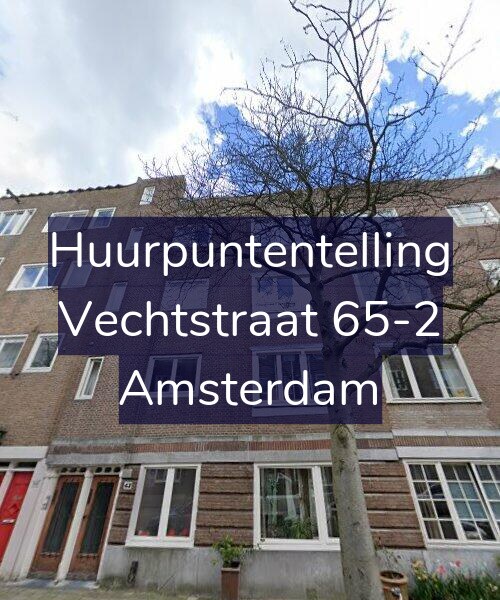 Foto gevel Huurpuntentelling voor Vechtstraat 65-2, Amsterdam